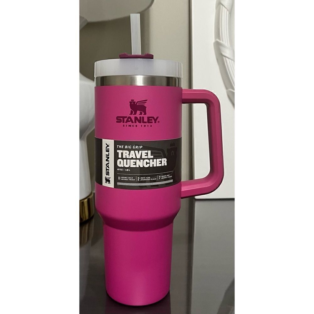 Stanley‎ Adventure Quencher 40oz Tumbler- AZALEA PINK - Picture 1 of 4